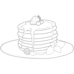 Stack of pancakes