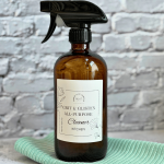 Bottle of homemade all purpose spray cleaner