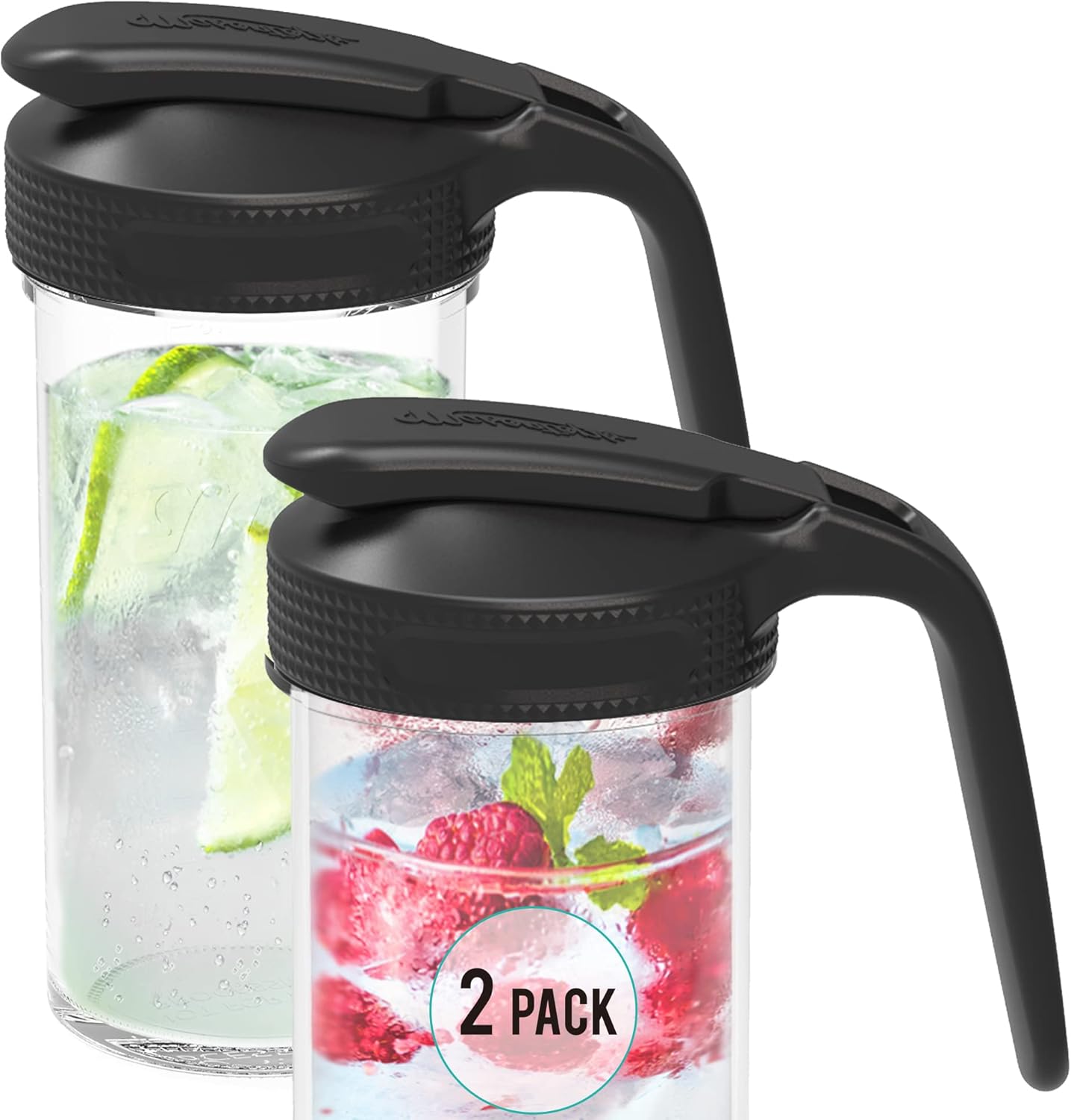 Pour Top Mason Jar Lid with Handle