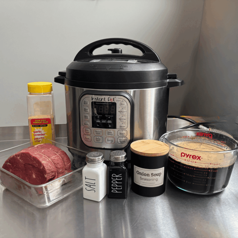 ingredients for instant pot beef dip